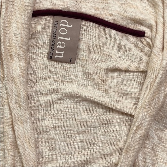 Dolan Cream Open-Front Cardigan - Picture 2 of 6